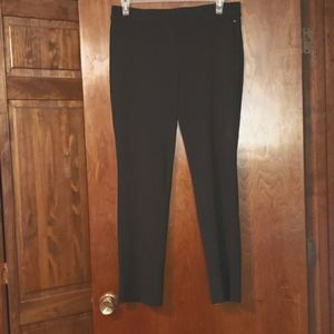 '89+Madison' Jet Black Dress Pants
